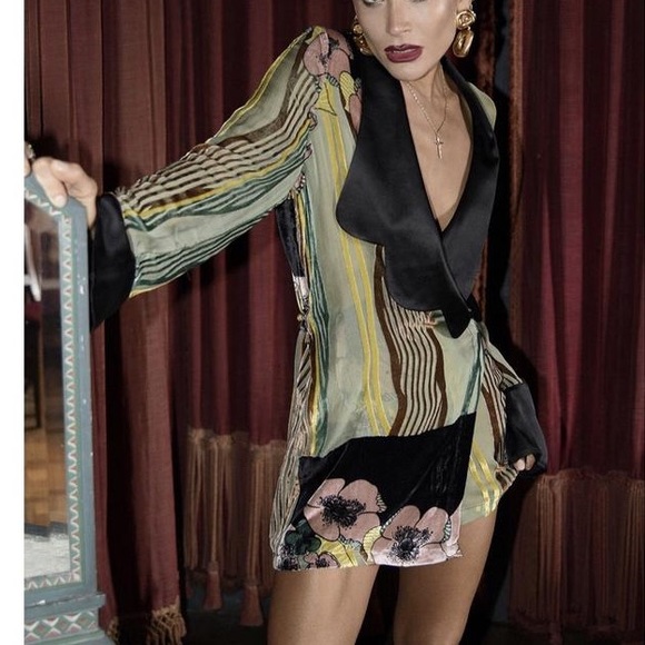 rat and boa ileana wrap dress